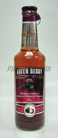 น้ำควีนเบอร์รี่ (น้ำมังคุดผสมเบอรี่) 275 ml