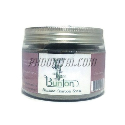 โคลนผงพอกหน้าถ่านไม้ไผ่ 150g (Bunton)