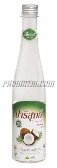 น้ำมันมะพร้าวปาริสุทธิ์ สกัดเย็น (500 ml)
